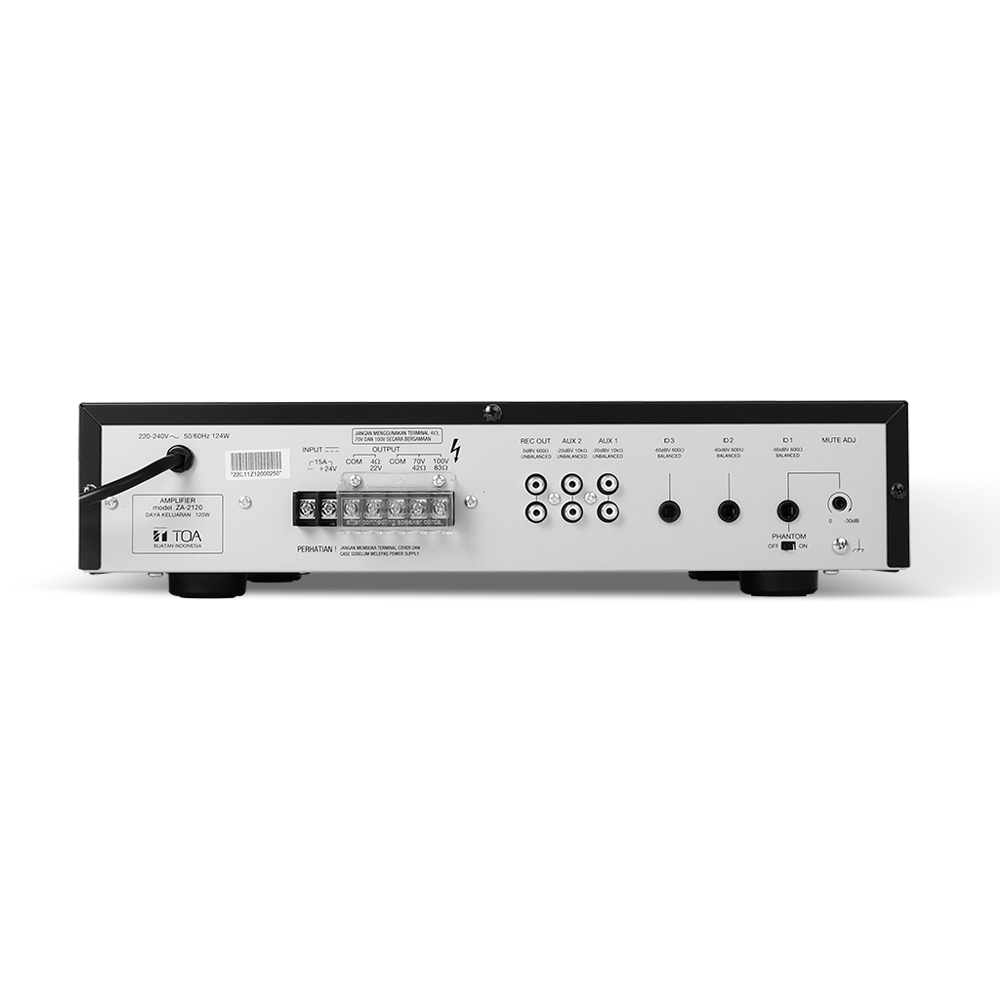 TOA Power Amplifier ZA-2120 (120 Watt) - Image 3