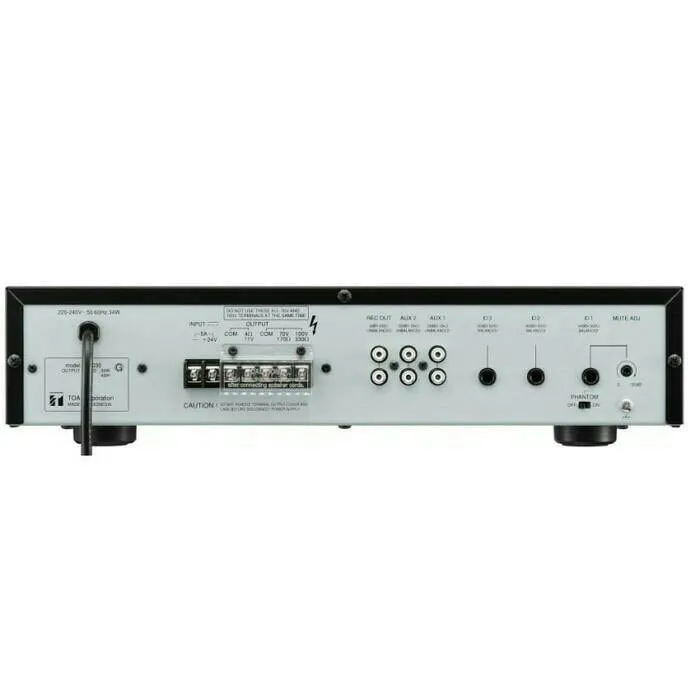 Ampli TOA Untuk 4 Speaker - Power Amplifier ZA-2240 (240 Watt) - Image 3