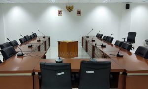 Pemasangan Mic Conference di Gedung DPRD Bogor