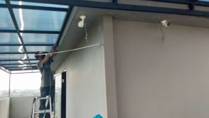 Jasa pemasangan cctv - kedai - cctv outdoor 3